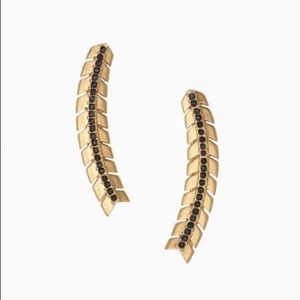 Stella & Dot Gilded Path Ear Climbers